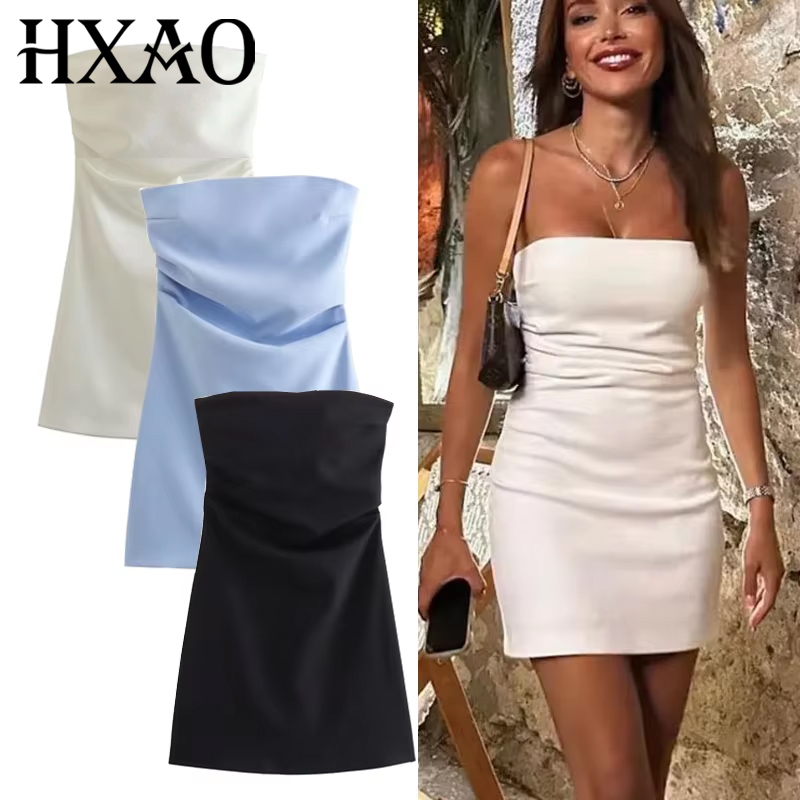 Summer Zara - Traf vestido feminino fora do ombro