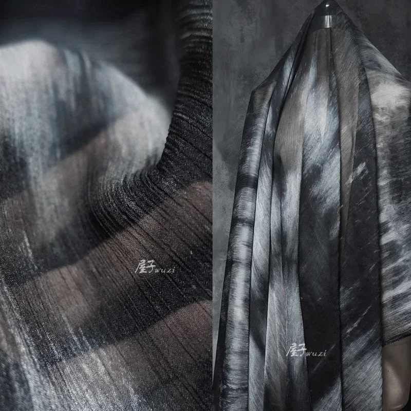Summer Clothing Wholesale - Tecido com Efeito Enrugado Tie-Dye com