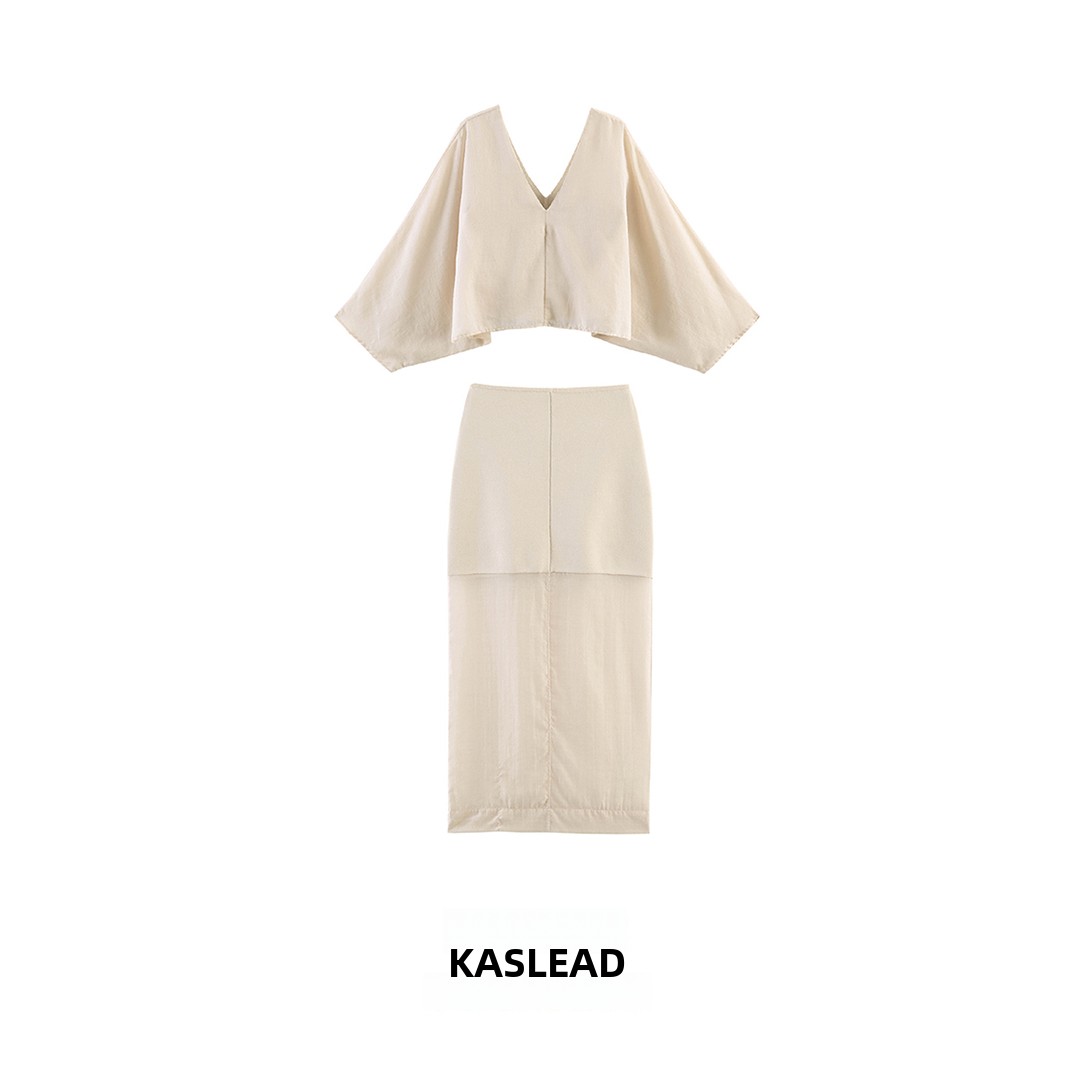 Summer Clothing Brands - KASLEAD Novo Conjunto Feminino de Camisa